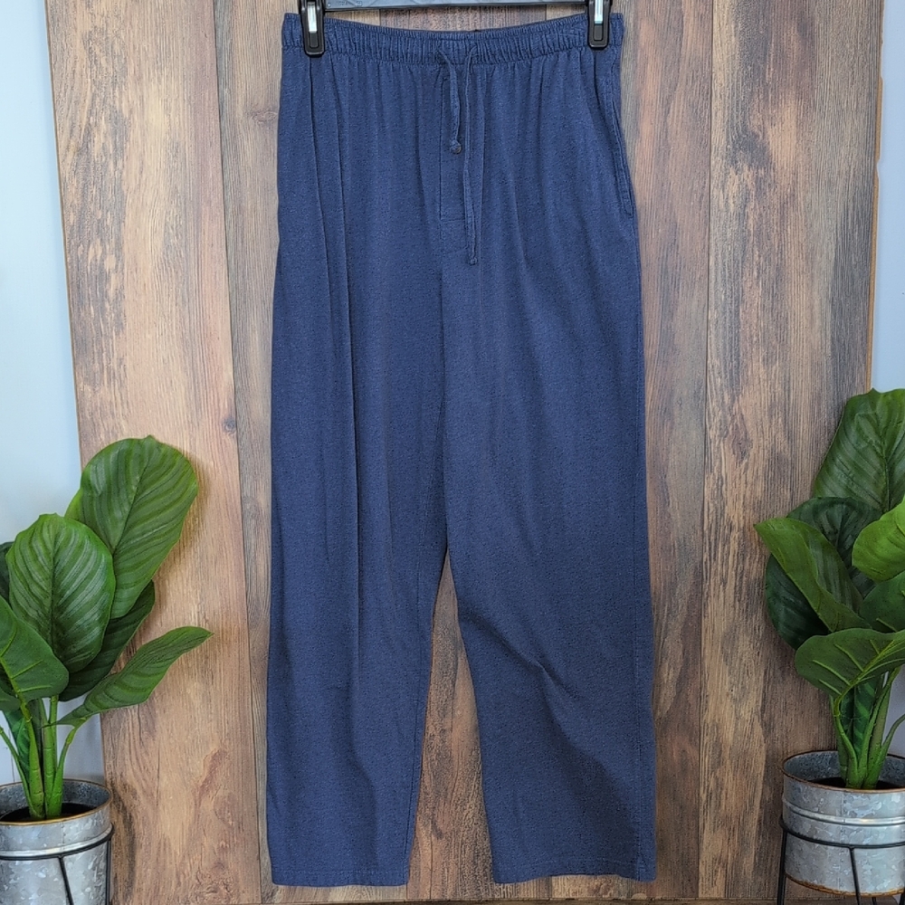 Croft & Barrow Blue Sweatpants Pajama Lounge Pants Bottoms L         P185